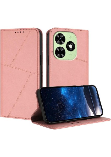 Kart Yuvaları ve Kickstand Darbeye Dayanıklı Tecno Spark Go 2024 Için Kılıf (Yurt Dışından)