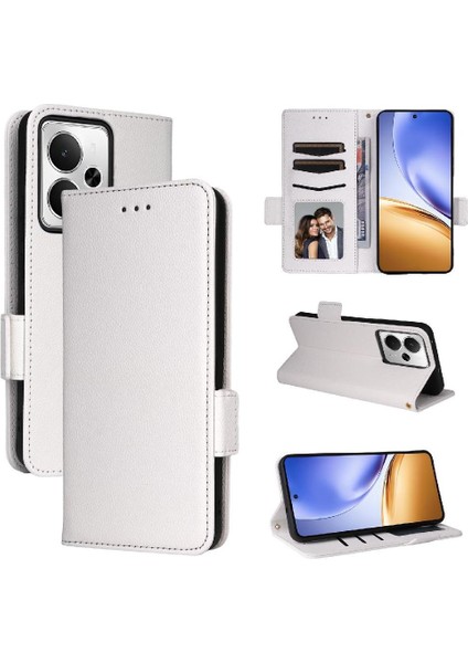 Realme 14 5g Kart Yuvaları Için Flip Case Tutucu Yan Toka Pu Deri Cüzdan (Yurt Dışından) fırsatları