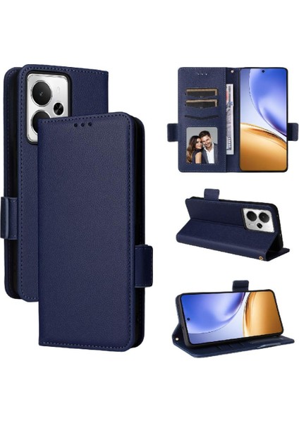 Realme 14 5g Kart Yuvaları Için Flip Case Tutucu Yan Toka Pu Deri Cüzdan (Yurt Dışından) fırsatları