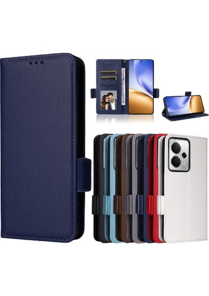 Realme 14 5g Kart Yuvaları Için Flip Case Tutucu Yan Toka Pu Deri Cüzdan (Yurt Dışından) indirimleri