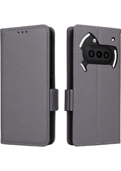 Nothing Phone 3A Kart Yuvaları Tutucu Pu Deri Manyetik Yan Için Flip Case (Yurt Dışından)