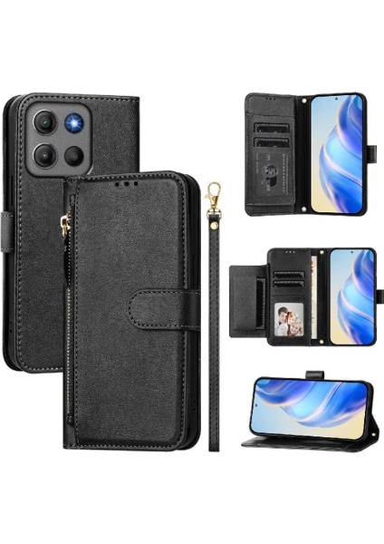 Motorola Moto Motorola Güç Fermuar Pu Deri Manyetik Kart Için Flip Case (Yurt Dışından) indirimleri