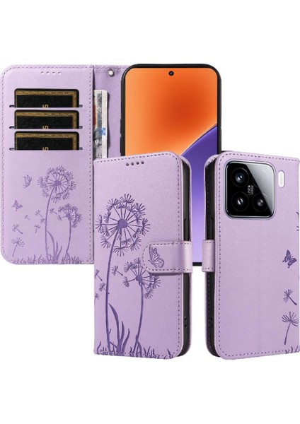 Kart Yuvaları ve Bilek Kayışı ile Xiaomi 15 Flip Case ile Uyumlu ve (Yurt Dışından) fırsatları