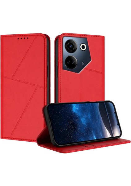 Tecno Camon 20 Darbeye Dayanıklı Kapak Anti-Parmak Izi Mat Doku Için Kılıf (Yurt Dışından)