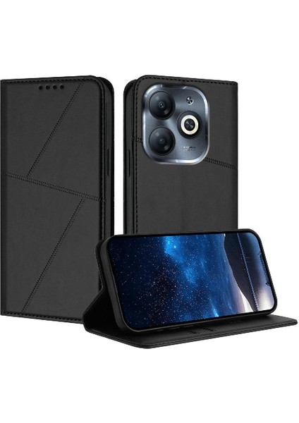 Infinix Smart 8 Plus Darbeye Dayanıklı Kapak Anti-Parmak Izi Mat Için Kılıf (Yurt Dışından)
