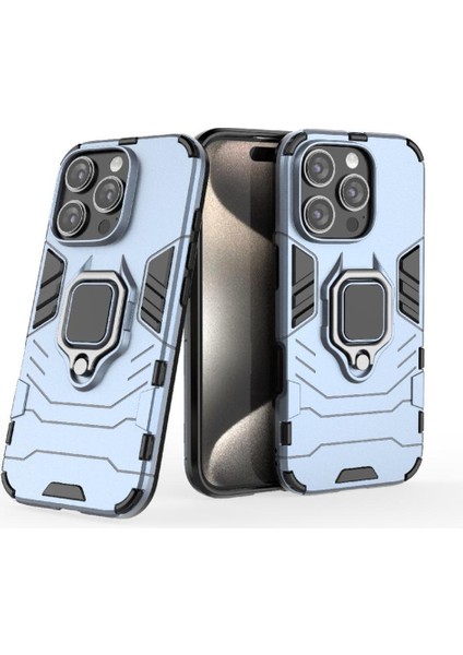 IPhone 16 Pro Max Kickstand Darbeye Kapak Askeri Damla Yüzük Için Kılıf (Yurt Dışından)