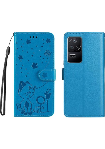 Xiaomi Poco F4 5g Slim Fit Premium Pu Deri Malzeme Kapağı Için Flip Case (Yurt Dışından)
