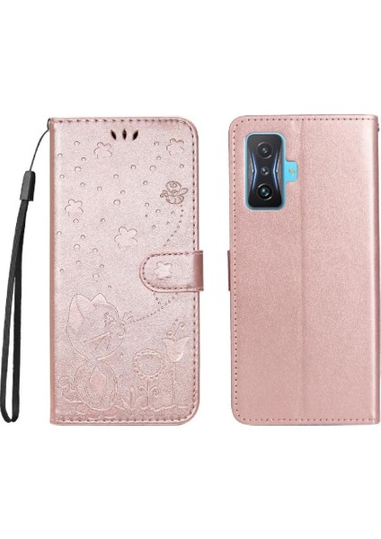 Kart Yuvası Tasarımı ile Xiaomi Poco F4 Gt Dayanıklı Hafif Için Flip Case (Yurt Dışından)