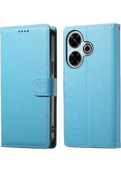 Xiaomi Poco M6 4g Manyetik Kapatma Günlük Kullanım Darbeye Dayanıklı Kart Için Kılıf (Yurt Dışından)
