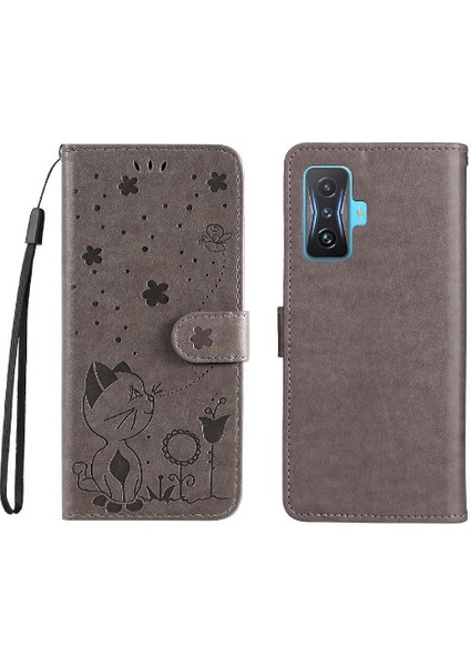 Kart Yuvası Tasarımı ile Xiaomi Poco F4 Gt Dayanıklı Hafif Için Flip Case (Yurt Dışından)