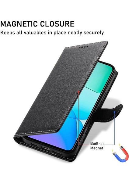 Xiaomi Poco M6 4g Manyetik Kapatma Günlük Kullanım Darbeye Dayanıklı Kart Için Kılıf (Yurt Dışından) fırsatları