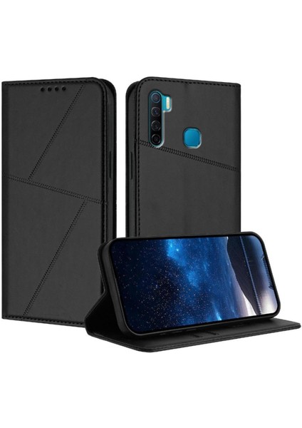 Kart Yuvaları ve Kickstand Darbeye Dayanıklı Kapak Mat ile Infinix S5 Için Kılıf (Yurt Dışından)