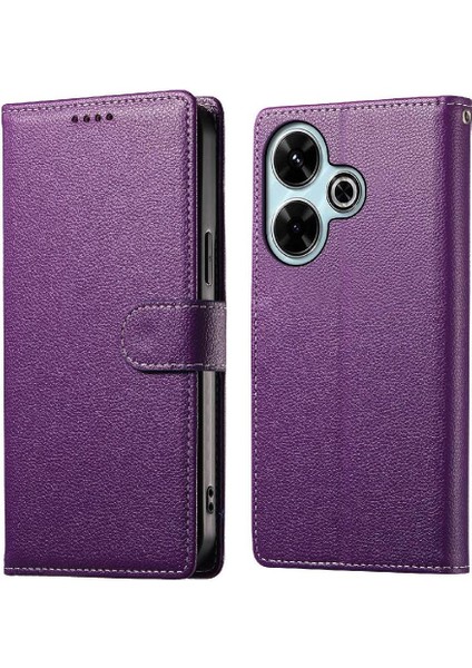 Xiaomi Poco M6 4g Manyetik Kapatma Günlük Kullanım Darbeye Dayanıklı Kart Için Kılıf (Yurt Dışından) modelleri