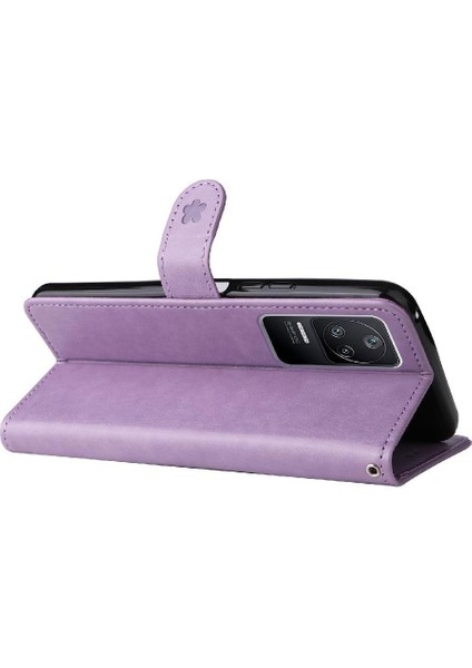 Xiaomi Poco F4 5g Slim Fit Premium Pu Deri Malzeme Kapağı Için Flip Case (Yurt Dışından)