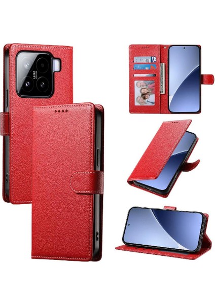 Xiaomi 15 Kart Yuvaları Manyetik Kapatma Darbeye Dayanıklı Günlük Kullanım Için Kılıf (Yurt Dışından)