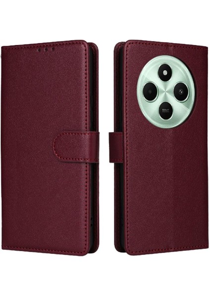 Xiaomi Poco C75 4g Pu Deri Cüzdan Kılıf Bilek Kayışı Kartı Için Flip Case (Yurt Dışından)