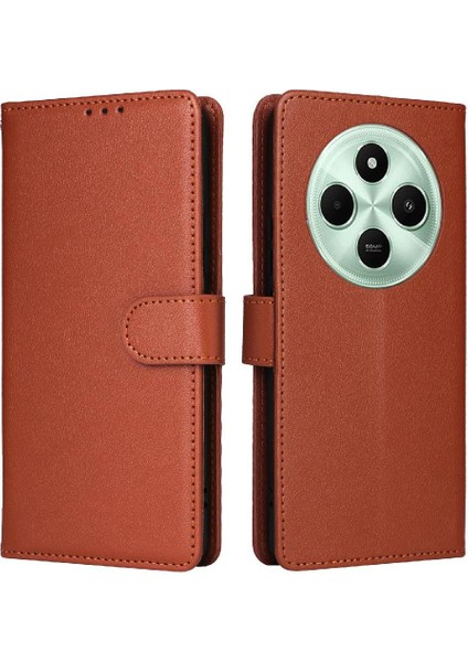 Xiaomi Poco C75 4g Pu Deri Cüzdan Kılıf Bilek Kayışı Kartı Için Flip Case (Yurt Dışından)
