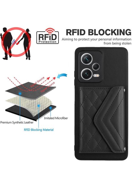 Kılıf Xiaomi Poco X5 Kickstand Fonksiyonu ile Uyumlu Doğru Kesi (Yurt Dışından)