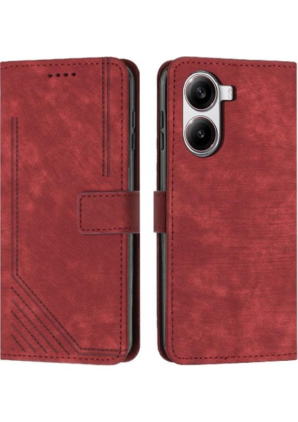 Xiaomi Poco X7 Pro 5g Için Flip Case Kickstand Cüzdan Pu Deri Kart (Yurt Dışından)