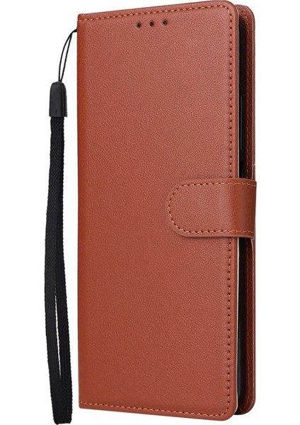 Xiaomi Poco C75 4g Pu Deri Cüzdan Kılıf Bilek Kayışı Kartı Için Flip Case (Yurt Dışından)