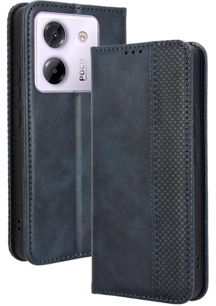 Xiaomi Poco M7 Pro 5g Için Kılıf Manyetik Cüzdan Kart Tutucu Kapak Kickstand (Yurt Dışından)