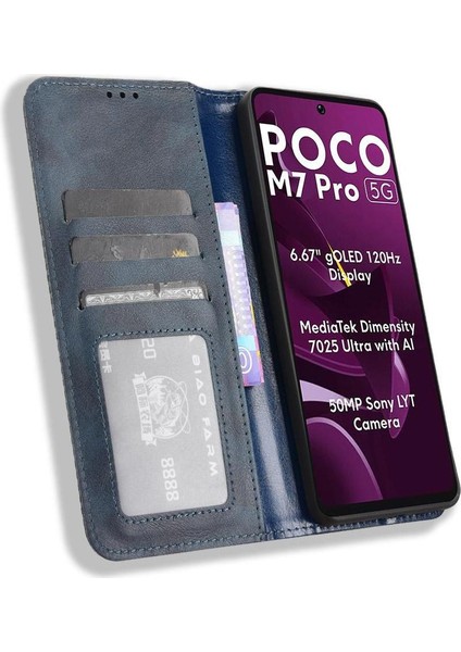 Xiaomi Poco M7 Pro 5g Için Kılıf Manyetik Cüzdan Kart Tutucu Kapak Kickstand (Yurt Dışından) indirimleri