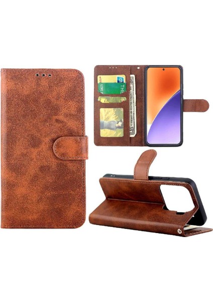 Xiaomi 15 Kart Tutucu Pu Deri Manyetik Kapatma Tam Için Filp Durumda (Yurt Dışından)