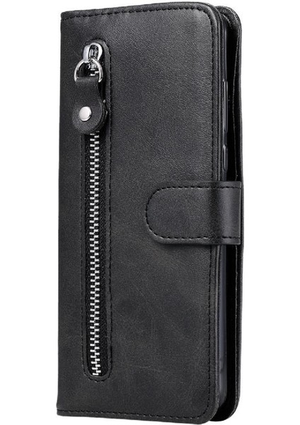 Xiaomi Poco X7 Pro Fermuar Deri Koruyucu Kapak Kart Yuvası (Yurt Dışından) modelleri