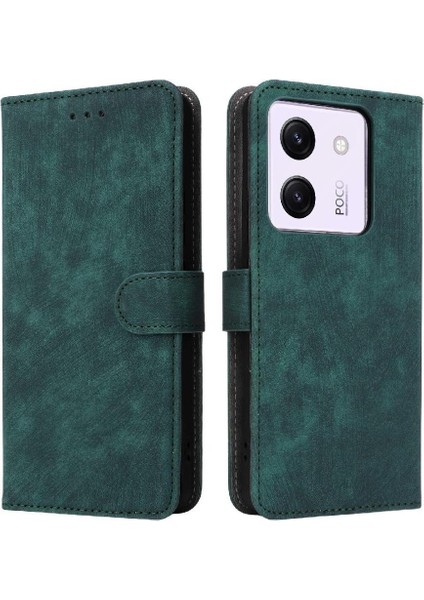 Xiaomi Poco M7 Pro 5g Flip Folio Cüzdan Pu Deri Kart Yuvaları (Yurt Dışından)