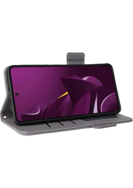 Xiaomi Poco M7 Pro 5g Için Flip Case Manyetik Cüzdan Pu Deri Yan Toka (Yurt Dışından)