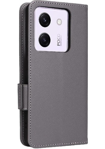 Xiaomi Poco M7 Pro 5g Için Flip Case Manyetik Cüzdan Pu Deri Yan Toka (Yurt Dışından)