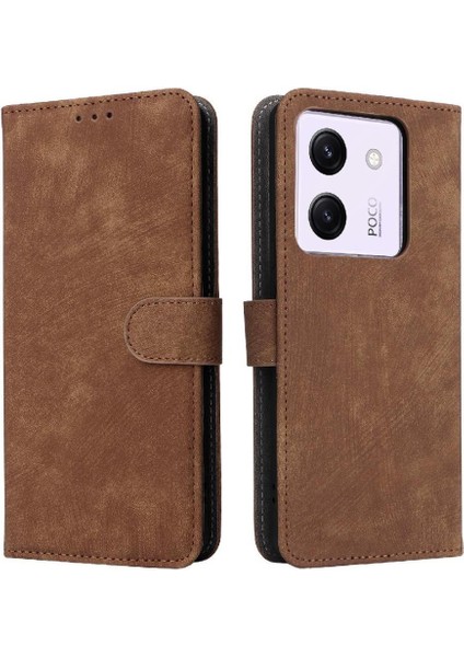 Xiaomi Poco M7 Pro 5g Flip Folio Cüzdan Pu Deri Kart Yuvaları (Yurt Dışından)