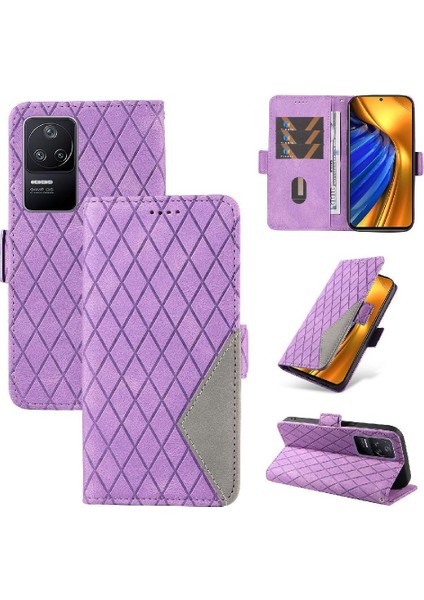 Kart Yuvası ve El Kayışı Şık Telefon Iki ile Xiaomi Poco F4 5g Için Kılıf (Yurt Dışından)