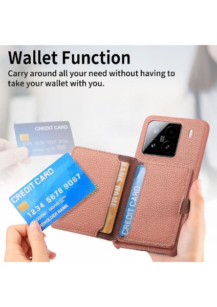 Xiaomi 15 Fermuar Cüzdan Darbeye Standı Cüzdan Için Kılıf (Yurt Dışından) fırsatları
