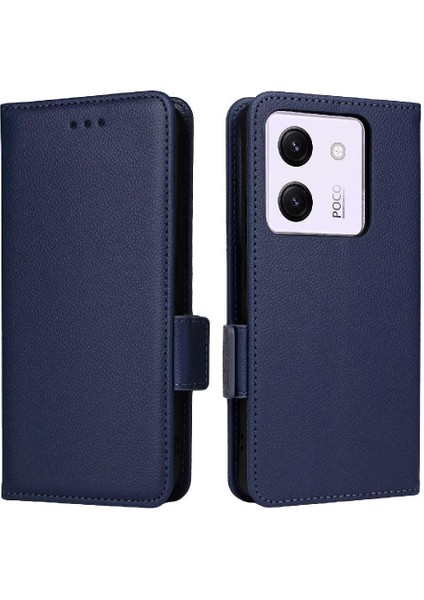 Xiaomi Poco M7 Pro 5g Için Flip Case Manyetik Cüzdan Pu Deri Yan Toka (Yurt Dışından)