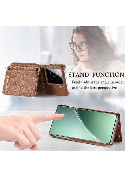 Xiaomi 15 Fermuar Cüzdan Darbeye Standı Cüzdan Için Kılıf (Yurt Dışından) fiyatları
