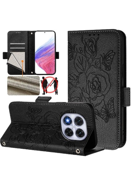 Kredi Kartı Yuvası ile Xiaomi Poco X7 Için Kılıf Pu Deri Manyetik Cüzdan (Yurt Dışından) indirimleri