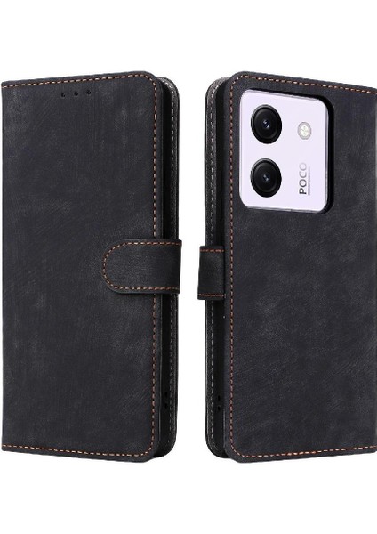 Xiaomi Poco M7 Pro 5g Flip Folio Cüzdan Pu Deri Kart Yuvaları (Yurt Dışından)
