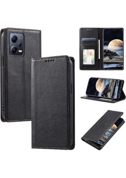 Xiaomi Poco X5 Pro 5g Koruyucu Ince Cüzdan Manyetik Kart Için Flip Case (Yurt Dışından)