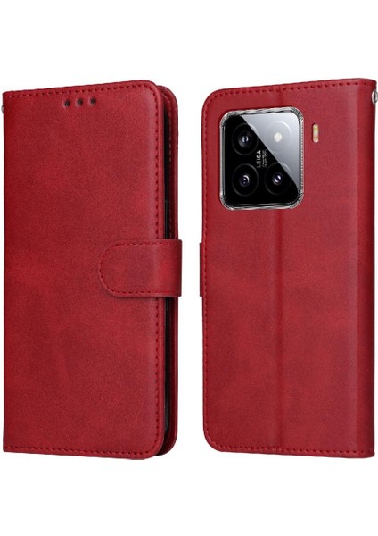 Xiaomi 15 Manyetik Kapatma Kart Yuvaları Için Flip Case Kapak Hassas (Yurt Dışından)