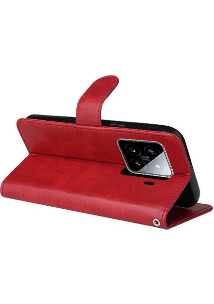 Xiaomi 15 Manyetik Kapatma Kart Yuvaları Için Flip Case Kapak Hassas (Yurt Dışından) modelleri