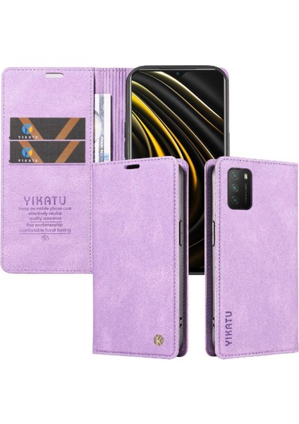 Xiaomi Poco M3 4g Kılıf Cilt Dostu Düz Renk Manyetik ile Uyumlu (Yurt Dışından)