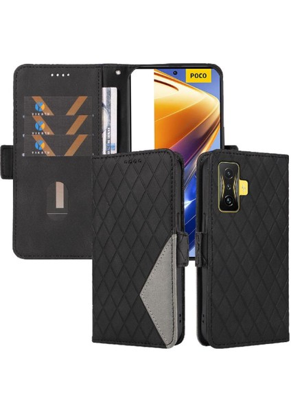 Xiaomi Poco F4 Gt Iki Renk Ekleme Desenleri Için Kılıf Şık Koruyucu (Yurt Dışından)