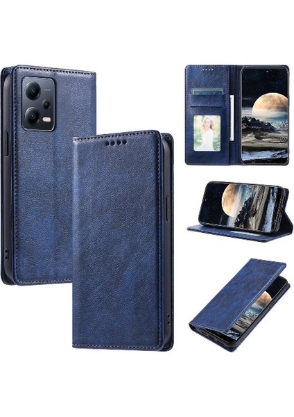 Xiaomi Poco X5 Pro 5g Koruyucu Ince Cüzdan Manyetik Kart Için Flip Case (Yurt Dışından)