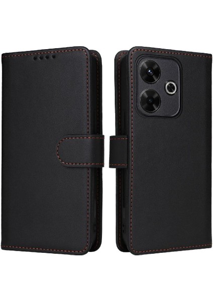 Xiaomi Poco M6 4g Ayrılabilir Tasarım Kablosuz Şarj Cüzdan Için Flip Case (Yurt Dışından)