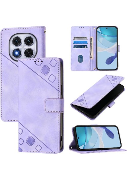 Xiaomi Poco X7 Kart Tutucu Manyetik Deri Cüzdan Kapak Çevirin (Yurt Dışından)