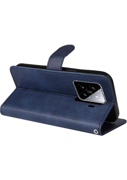 Xiaomi 15 Manyetik Kapatma Kart Yuvaları Için Flip Case Kapak Hassas (Yurt Dışından) modelleri
