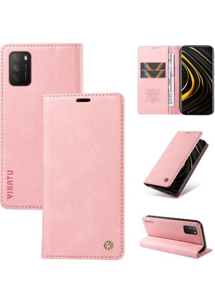 Xiaomi Poco M3 4g Kılıf Cilt Dostu Düz Renk Manyetik ile Uyumlu (Yurt Dışından)