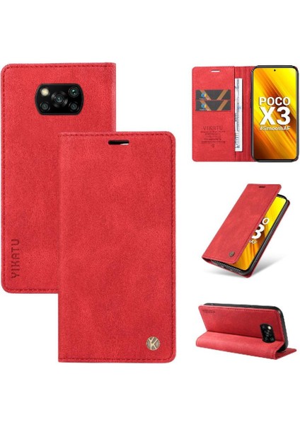 Xiaomi Poco X3 Pro Kılıf Manyetik Flip Telefon Kılıfı ile Uyumlu (Yurt Dışından) fırsatları