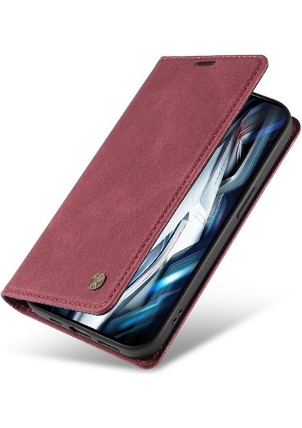 Xiaomi Poco F4 Gt Kılıf Cilt Dostu Düz Renk Manyetik ile Uyumlu (Yurt Dışından) modelleri